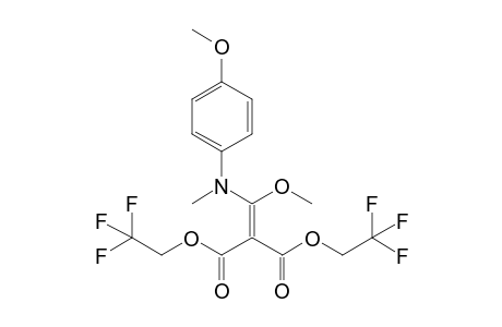 2-[methoxy-[(4-methoxyphenyl)-methyl-amino]methylene]malonic acid bis(2,2,2-trifluoroethyl) ester