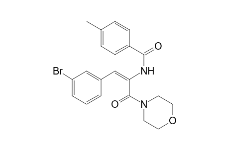 N-[2-(3-bromo-phenyl)-1-(morpholine-4-carbonyl)-vinyl]-4-methyl-benzamide