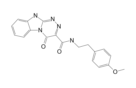 4-keto-N-[2-(4-methoxyphenyl)ethyl]-1H-[1,2,4]triazino[4,3-a]benzimidazole-3-carboxamide