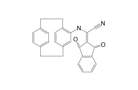 4-(2'-Cyanomethyleneindane-1',3'-dionyl)amino[2.2]paracyclophane