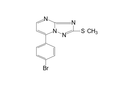 7-(p-BROMOPHENYL)-2-(METHYLTHIO)-s-TRIAZOLO[1,5-a]PYRIMIDINE