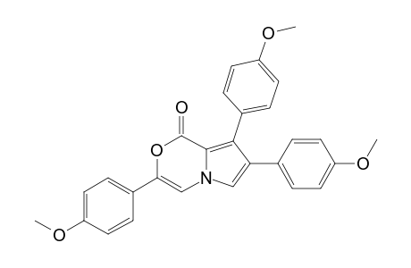 3,7,8-Tris(4-methoxyphenyl)pyrrolo[2,1-c][1,4]oxazin-1-one