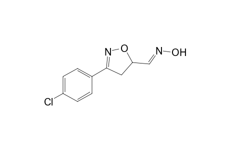 3-(4-Chlorophenyl)-4,5-dihydroisoxazole-5-carbaldehyde oxime