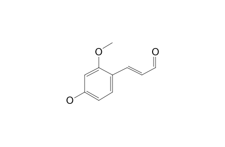 4-Hydroxy-2-methoxycinnamaldehyde