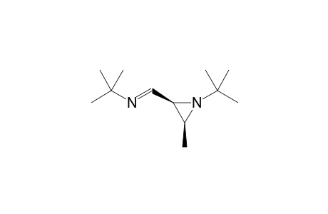 2-Propanamine, N-[[1-(1,1-dimethylethyl)-3-methyl-2-aziridinyl]methylene]-2-methyl-, cis-