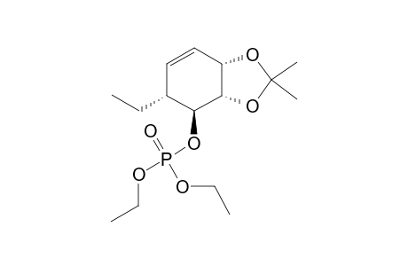 Diethyl (1S,2R,5S,6S)-2-Ethyl-5,6-(isopropylidenedioxy)cyclohex-3-enyl Phosphate