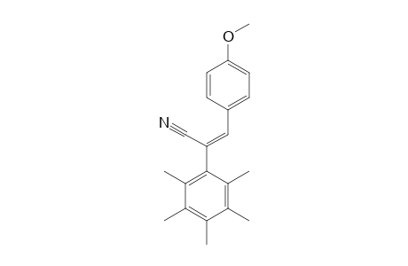 Z-2-(2,3,4,5,6-Pentamethylphenyl)-3-(4-methoxyphenyl)acrylonitrile