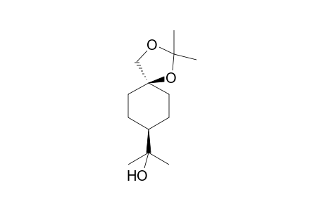 (R-1,C-4)-1,7-O-ISOPROPYLIDENE-P-MENTHANE-1,7,8-TRIOL