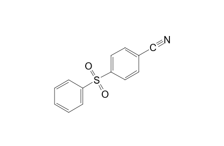 p-(Phenylsulfonyl)benzonitrile