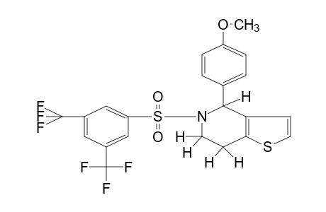 5-[(alpha,alpha,alpha,alpha',alpha',alpha'-HEXAFLUORO-3,5-XYLYL)SULFONYL]-4-(p-METHOXYPHENYL)-4,5,6,7-TETRAHYDROTHIENO[3,2-c]PYRIDINE