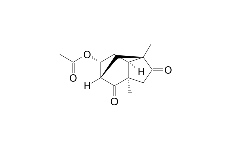 (1S,3R,6R,7S,9R)-9-Acetoxy-3,6-dimethyltricyclo[4.3.1.0(3,7)]decane-2,5-dione