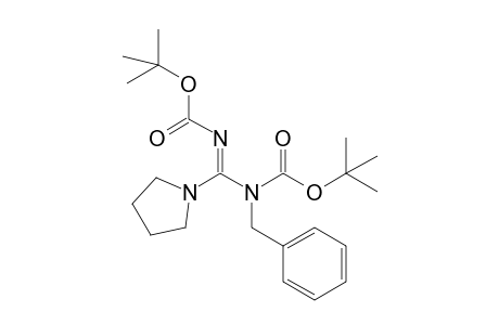 N1-Benzyl-N1,N2-bis(tert-butoxycarbonyl)pyrrolidine-1-carboxamidine