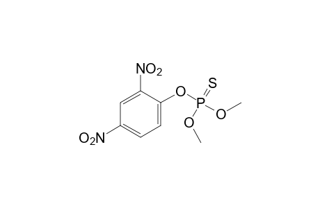 phosphorothioic acid, O,O-dimethyl O-2,4-dinitrophenyl ester