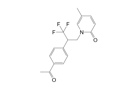 1-(2-(4-Acetylphenyl)-3,3,3-trifluoropropyl)-5-methylpyridin-2(1H)-one