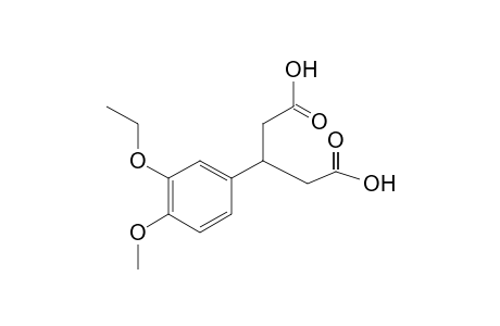 3-(3-ethoxy-4-methoxyphenyl)glutaric acid
