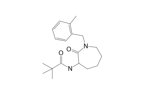 N-[1-(2-Methylbenzyl)-2-oxoazepan-3-yl]pivalamide