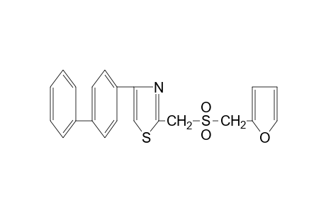 4-(4-biphenylyl)-2-[(furfurylsulfonyl)methyl]thiazole