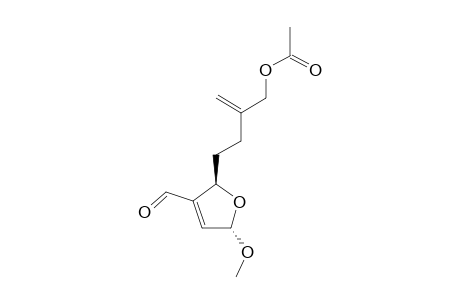 (-)-(2R,5S)-2-[3-(ACETOXYMETHYL)-BUT-3-EN-1-YL]-5-METHOXY-2,5-DIHYDROFURAN-3-CARBALDEHYDE