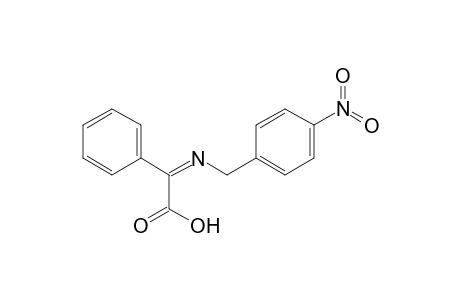 Benzeneacetic acid, .alpha.-[[(4-nitrophenyl)methyl]imino]-