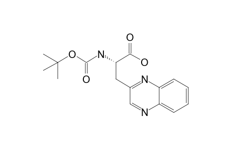 (S)-(-)-2-tert-butyloxycarbonylamino-3-(2'-quinoxalyl)propionic acid