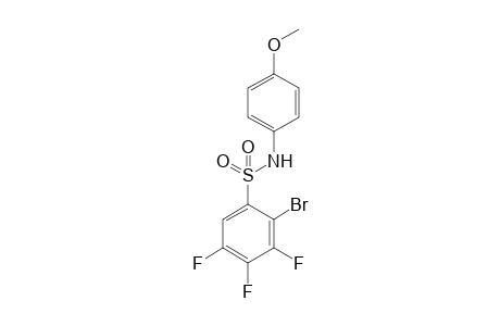 1-Bromo-4,5,6-trifluoro-2-[(4-methoxyphenyl)aminosulfonyl]benzene