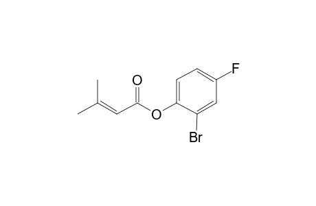 3-Methyl-2-butenoic acid, 2-bromo-4-fluorophenyl ester