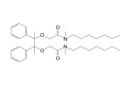 N-heptyl-2-[2-[2-[heptyl(methyl)amino]-2-keto-ethoxy]-1-methyl-1,2-diphenyl-propoxy]-N-methyl-acetamide