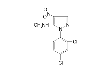 1-(2,4-DICHLOROPHENYL)-5-(METHYLAMINO)-4-NITROPYRAZOLE