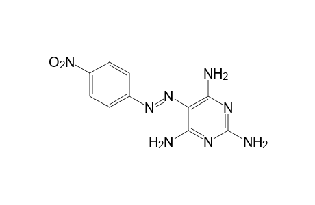 5-[(p-nitrophenyl)azo]-2,4,6-triaminopyrimidine