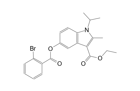 ethyl 5-[(2-bromobenzoyl)oxy]-1-isopropyl-2-methyl-1H-indole-3-carboxylate