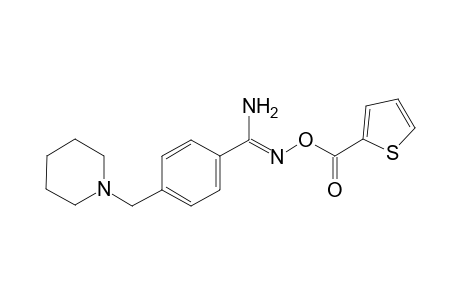 Benzenecarboximidamide, 4-(1-piperidinylmethyl)-N'-[(2-thienylcarbonyl)oxy]-