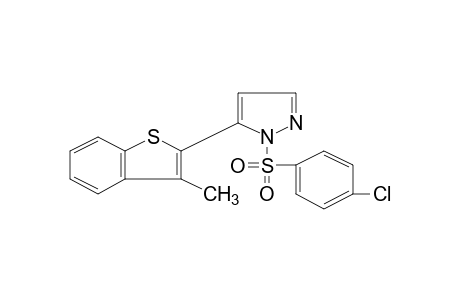 1-[(p-chlorophenyl)sulfonyl]-5-(3-methylbenzo[b]thien-2-yl)pyrazole