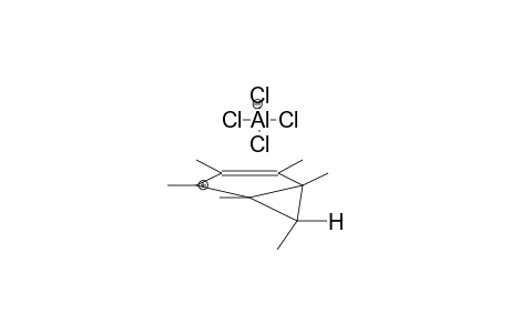 1,2,3,4,5-ENDO-6-HEXAMETHYLBICYCLO[3.1.0]HEXEN-2-ONIUMTETRACHLOROALUMINATE