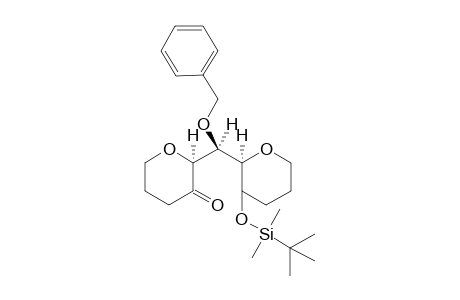 (2S)-2-[(Benzyloxy)(2R,3S)-3-(tert-butyldimethylsiloxy)tetrahydropyran-2-yl]-(S)-methyl]dihydropyran-3-one