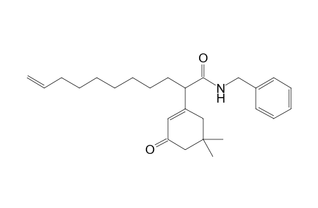 N-Benzyl-2-( 5',5'-dimethyl-3'-oxocyclohex-1'-enyl)undec-10-enamide