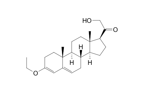 3,5-Pregnadien-3,21-diol-20-one, 3-ethyl ether