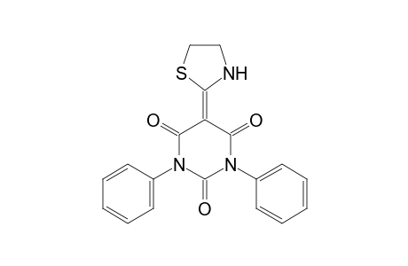 1,3-diphenyl-5-(2-thiazolidinylidene)barbituric acid