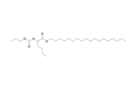 L-Norleucine, N-propoxycarbonyl-, octadecyl ester