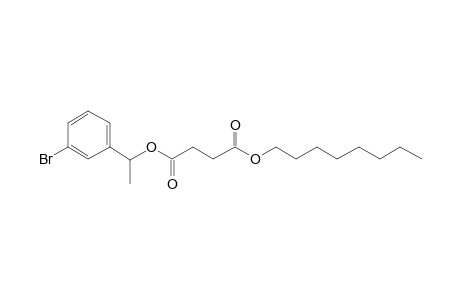 Succinic acid, 1-(3-bromophenyl)ethyl octyl ester