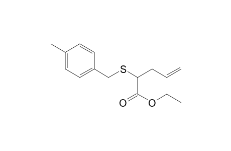 Ethyl 2-((4-methylbenzyl)thio)pent-4-enoate