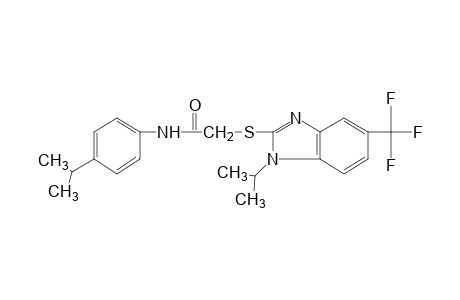 4'-isopropyl-2-{[1-isopropyl-5-(trifluoromethyl)benzimidazol-2-yl]thio}acetanilide