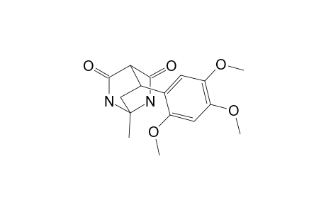 1-Methyl-8-(2,4,5-trimethoxyphenyl)-2,6-diazabicyclo[2.2.2]octane-3,5-dione