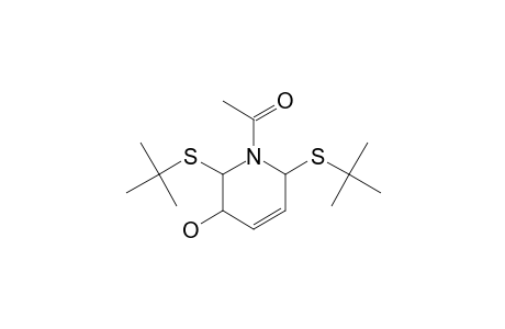 1-ACETYL-2,6-DI-TERT.-BUTYL-THIO-3-HYDROXY-1,2,3,6-TETRAHYDRO-PYRIDINE;(ROTAMER-#1)