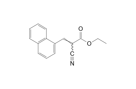 alpha-cyano-1-naphthaleneacrylic acid, ethyl ester