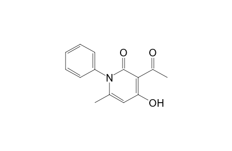 3-Acetyl-6-methyl-1-phenyl-4-hydroxy-2(1H)-pyridone