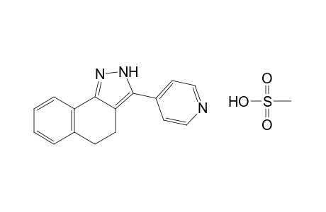 4,5-Dihydro-3-(4-pyridinyl)-2H-benz(g)-indazole methanesulfonate