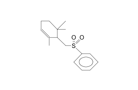 .alpha.-Cyclogeranylphenylsulfone