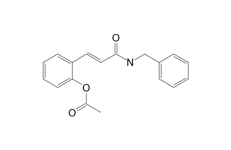 2-[(E)-3-(Benzylamino)-3-oxo-1-propenyl]phenyl acetate