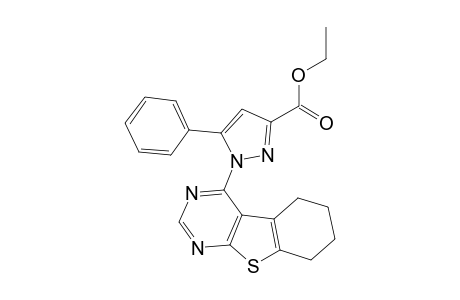 ETHYL-5-PHENYL-1-(5,6,7,8-TETRAHYDRO-[1]-BENZO-THIENO-[2,3-D]-PYRIMIDIN-4-YL)-1H-PYRAZOL-3-CARBOXYLATE