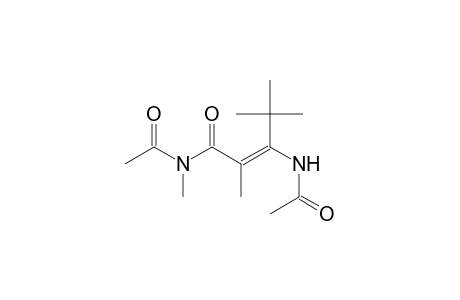 2-Pentenamide, N-acetyl-3-(acetylamino)-N,2,4,4-tetramethyl-